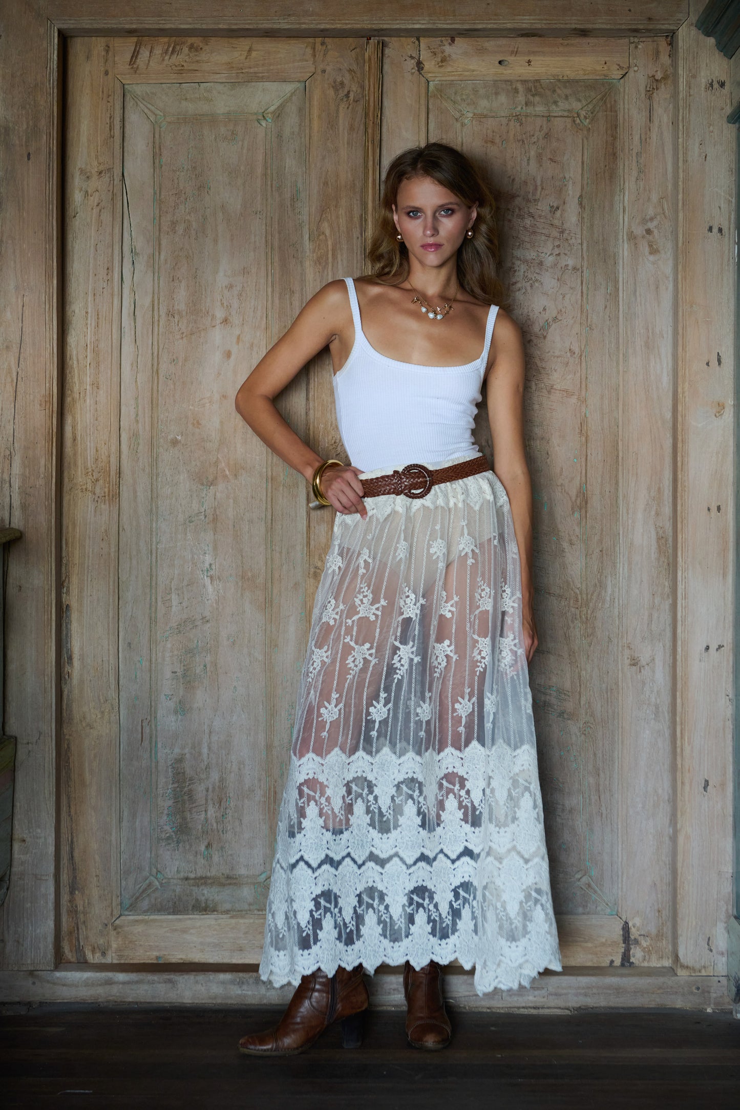 Odette Lace Skirt