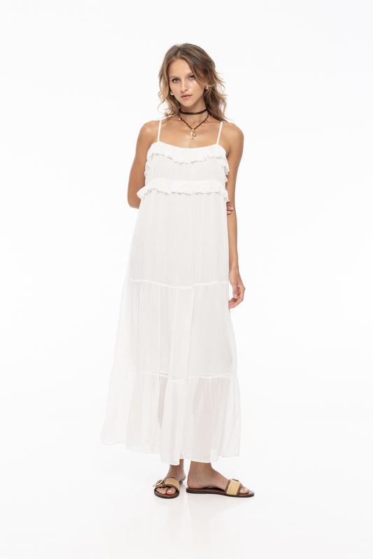 Sienna Ruffle Ankle Maxi