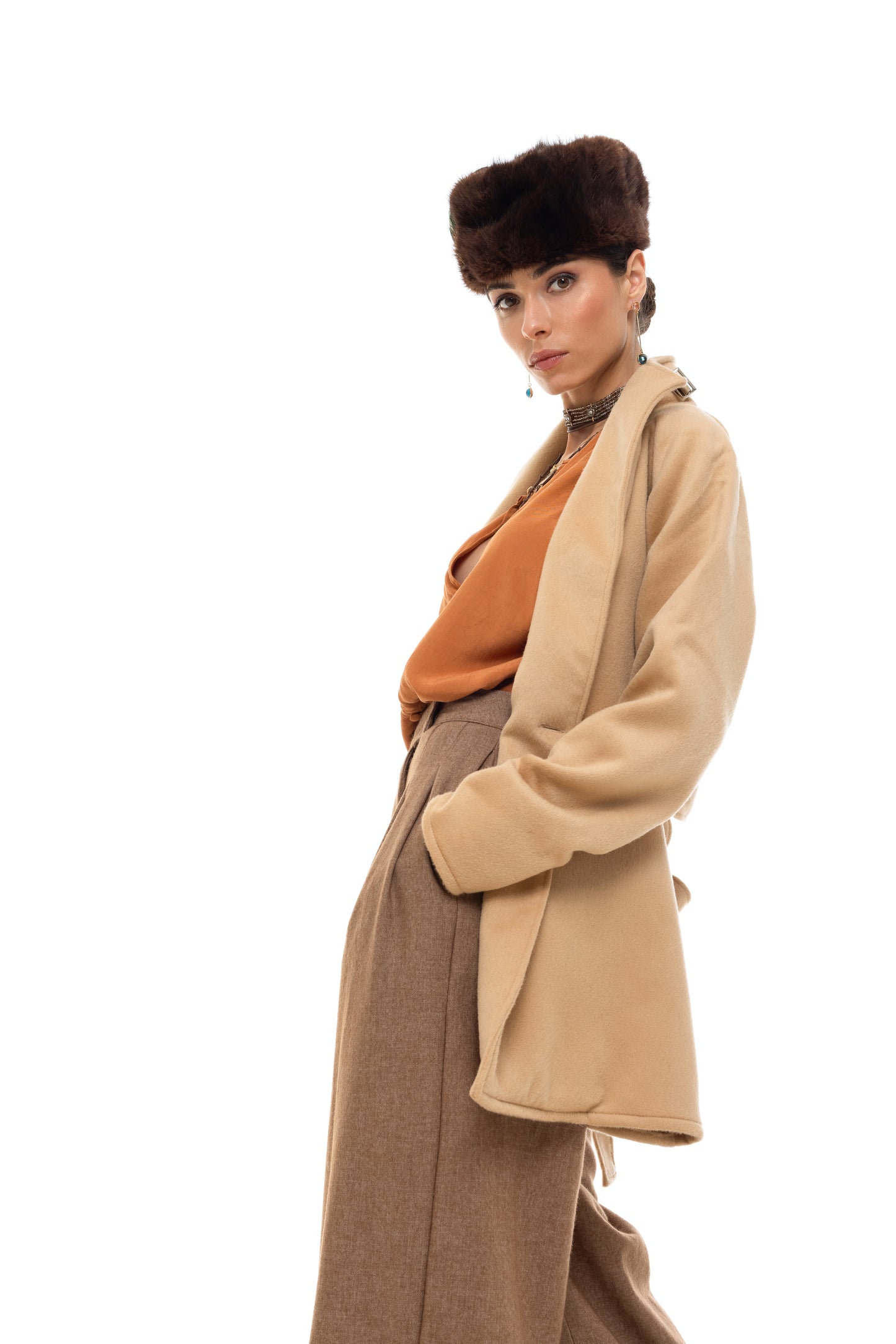 The Laurent Cashmere Coat
